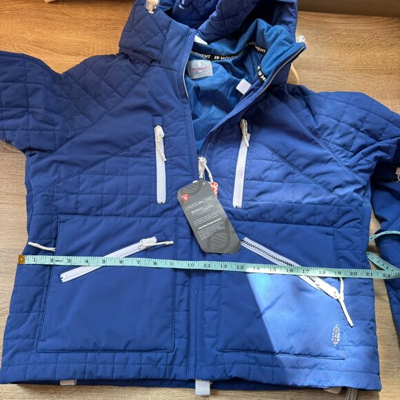 NWT Free People All Prepped Ski Jacket FP Movement Puffer Coat True Blue Small - Picture 11 of 13